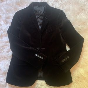 Crewcuts Kids Velvet Blazer Black